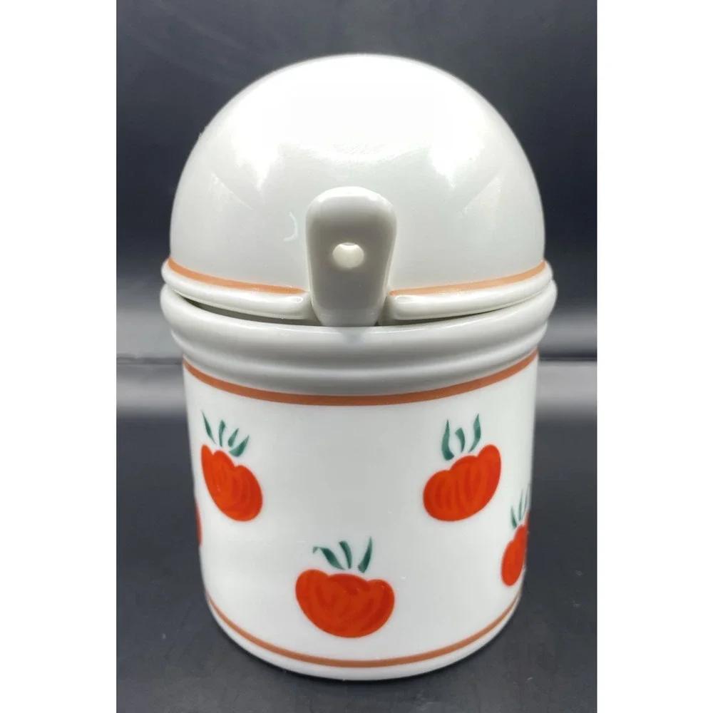 Rauschert Culinary Editions Tomato Design Sugar Bowl, Creamer, and Jam Bowl